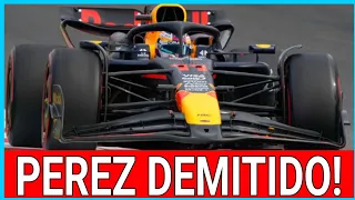 URGENTE! SÉRGIO PEREZ PODE SER DEMITIDO A QUALQUER MOMENTOS DA RED BULL! - F1 2024