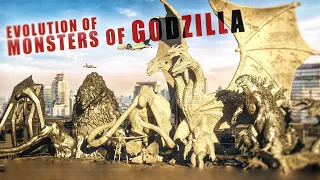 EVOLUTION of GODZILLA MONSTERS: Size Comparison (1954-2021)