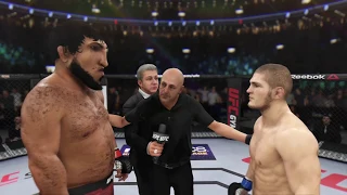 Armen Nurmagoliev vs. Khabib Nurmagomedov (EA sports UFC 3) - CPU vs. CPU - Crazy UFC 👊🤪