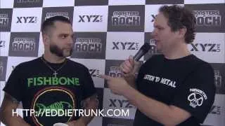 Eddie Trunk interviews Killswitch Engage @ Monsters of Rock in Brazil