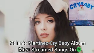 Melanie Martinez-Cry Baby Album Most Streamed Songs On Spotify