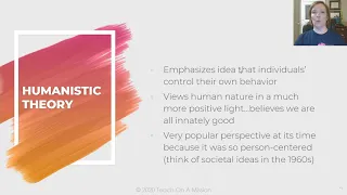 Humanistic Theory of Personality flipped video for AP Psychology by Christine Lee