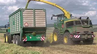 Sklizeň Hrachu 2023 s John Deere 9700i