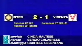 Inter-Vicenza 2:1, 1997/98 - Domenica Sportiva