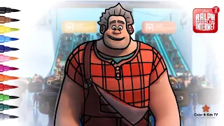 Ralph Breaks the Internet - Coloring pages for children | Color & Kids TV