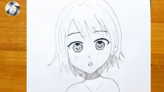 How to draw anime girl easy/ easy steps to draw anime