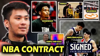 Contract sa NBA Purple and Gold Kai Sotto options Agent gumagalaw. Signed ang kontrata Panalo ang...