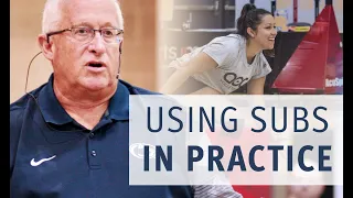 Russ Rose on using subs in practice