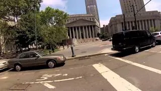 Harley Davidson Sportster Forty Eight Cruising the Brooklyn Bridge NYC Bx48 Go Pro