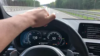 BMW X3 G01 30i 0-200 Acceleration (разгон)