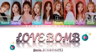 fromis_9 (프로미스나인) - LOVE BOMB [Color Coded Lyrics Han|Rom|Eng]