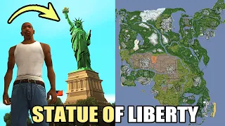 GTA United States Mod - REAL Statue of Liberty! (USA Map) | Stars & Stripes 1.4.2