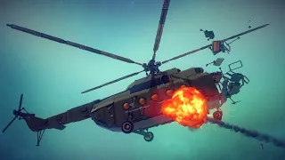 Mil Mi-8 Hip Shot Down | Besiege