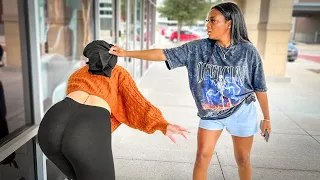 Snatching Bonnets Prank in the Hood