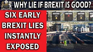 Tackling Early Brexit Lies as Reality Starts to Hit