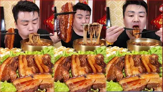 ASMR# Xiaofeng Eating fast food Really delicious | Yummy Pork, Noodles, Egg Mukbang EP80