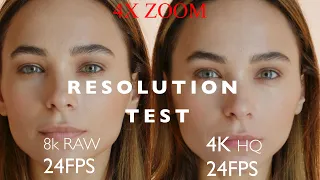 Canon EOS R5 - Resolution Test (8k RAW, 4K HQ, 4K and 1080p)