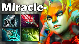 Миракл на Наге через шрауд и блудторн! - Miracle Naga Siren 7.35 DOTA 2