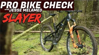 Jesse Melamed's Rocky Mountain Bicycles SLAYER Bike Check!