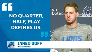 Jared Goff STRUGGLES to "JUGGLE EMOTIONS" between being PROUD and HEARTACHE | CBS Sports