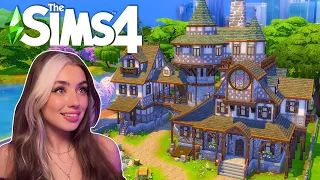 Tavern and Inn Exterior │ Fantasy Save File  │ No CC │ Speed Build │ Sims 4