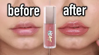 The Best Lip Plumping Gloss? New Fenty Beauty Gloss Bomb Heat Lip Luminizer + Plumper Review FU$$Y