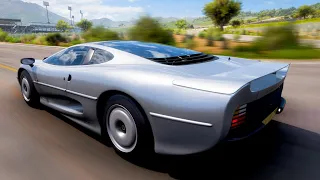 798 hp Jaguar XJ 220 1993 - Forza Horizon 5 - Gameplay (UHD) [4K60FPS]