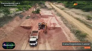 TRANSNORDESTINA / OBRAS SUBLASTRO NO LOTE MVP02 (50 km EXTENSÃO ) LAVRAS DA MANGABEIRA / IGUATU - CE