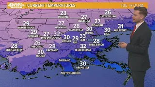 New Orleans weather: Roads begin to thaw as temps stay cold