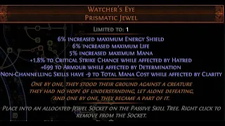 [PoE Sanctum] Watchers Eyes Beast Rerolls helped to make 4.7 mirrors profit in a day. Explaining How