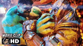 Hulk Vs Thanos Scene | AVENGERS INFINITY WAR (2018) Sci-Fi, Movie CLIP HD