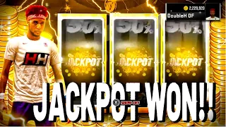 OMG I WON JACKPOT LIVE ON STREAM! INTENSE 1v1 for MILLIONS of VC in NBA2K20 STAGE! *LIVE REACTION*