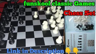 funskool chess classic unboxing &review |कम दाम मे बेहतरीन गेम सेटGames Chess Set,Black and White  |