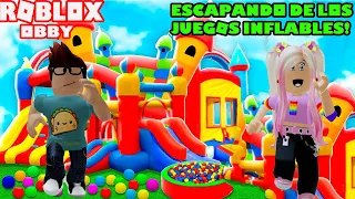Nos Divertimos Escapando de Los Juegos Inflables!😀 Escape Inflatable Obby