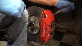 Changing the front brake pads on a 2017 Mini John Cooper Works