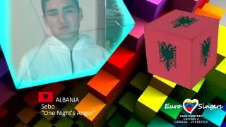 Sebo - One Night's Anger (Albania) - Euro Singers Fans Contest 2 cover