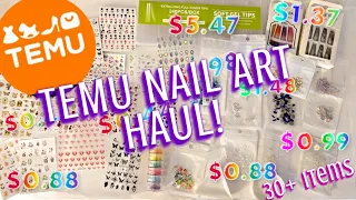 Temu Nail Art Haul|30+ items for less than $39|Nail products w/UNBEATABLE Prices|@temu