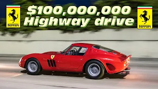 Highway Drive In The $100,000,000 Ferrari 250 GTO!!!!