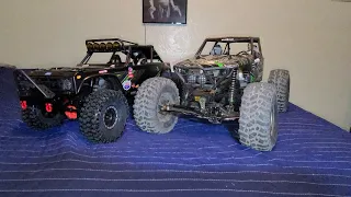 Axial Wraith 2.2 & 1.9 side by side comparison