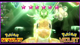 6 Star Grass Tera Dragonite Clear ONE HIT KO - Tera Raid Log | Pokemon Scarlet and Violet