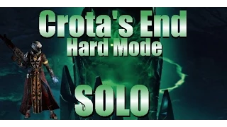 Destiny - Soloing Crota's End Hard Mode Entire Raid Except Crota (With Warlock)
