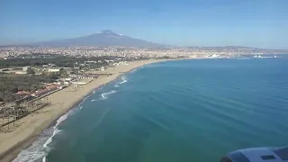 [HD][2K] A320 landing Catania/ Atterrissage à Catane en A320/A320でカターニアに着陸/A320을 타고 카타니아에 착륙