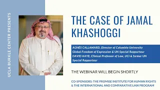 The Case of Jamal Khashoggi with Agnès Callamard & David Kaye