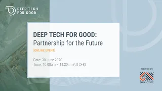 Deep Tech for Good: Partnership for the Future