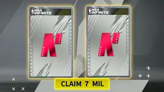 7 million coins from 2 packs in nba infinite (INSANE LUCK)