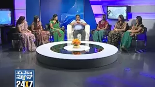 Seg_ 3 - Ambarish with Suvarna Girls - 13 Jan 2013 - Suvarna News