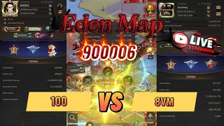 Eden Map-06 100 vs 8VM Big war🔥🔥💪 Last Shelter Survival