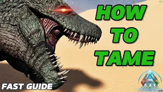 How to Tame the New Fasolasuchus quick in ARK Scorched Earth