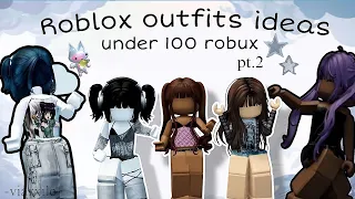 Roblox outfits ideas under 100 robux | *TikTok compilations*