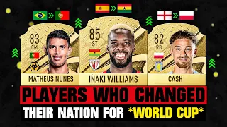FOOTBALLERS Who Changed Their NATION For WORLD CUP 2022! 💀😲